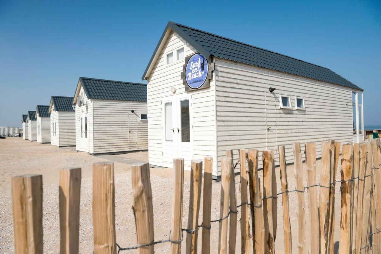 Surf En Beach Strandhuisjes Katwijk aan Zee Exterior photo